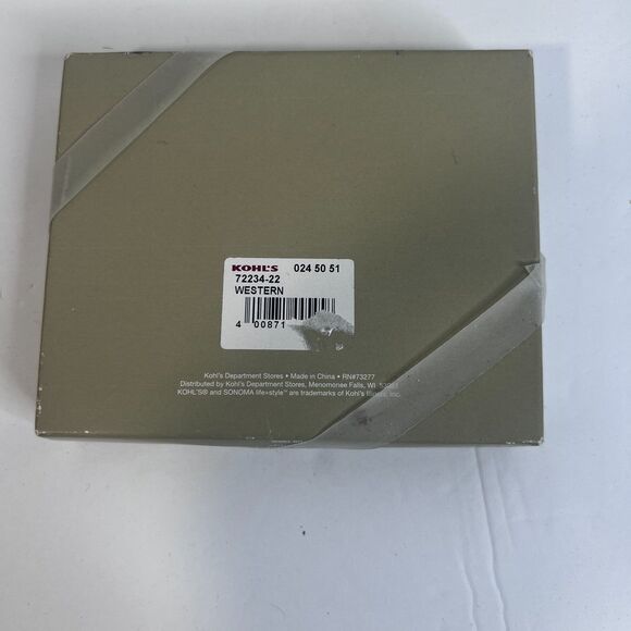 Sonoma NEW Rectangular Western Vibes Belt Buckle-Like Photo Picture Frame Small - Picture 5 of 5